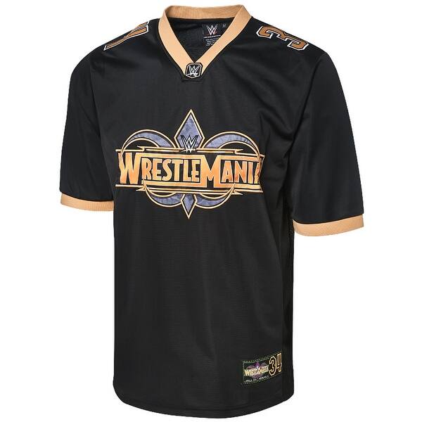 Shop Wwe Wrestlemania 34 Officially Licensed Football Jersey Size