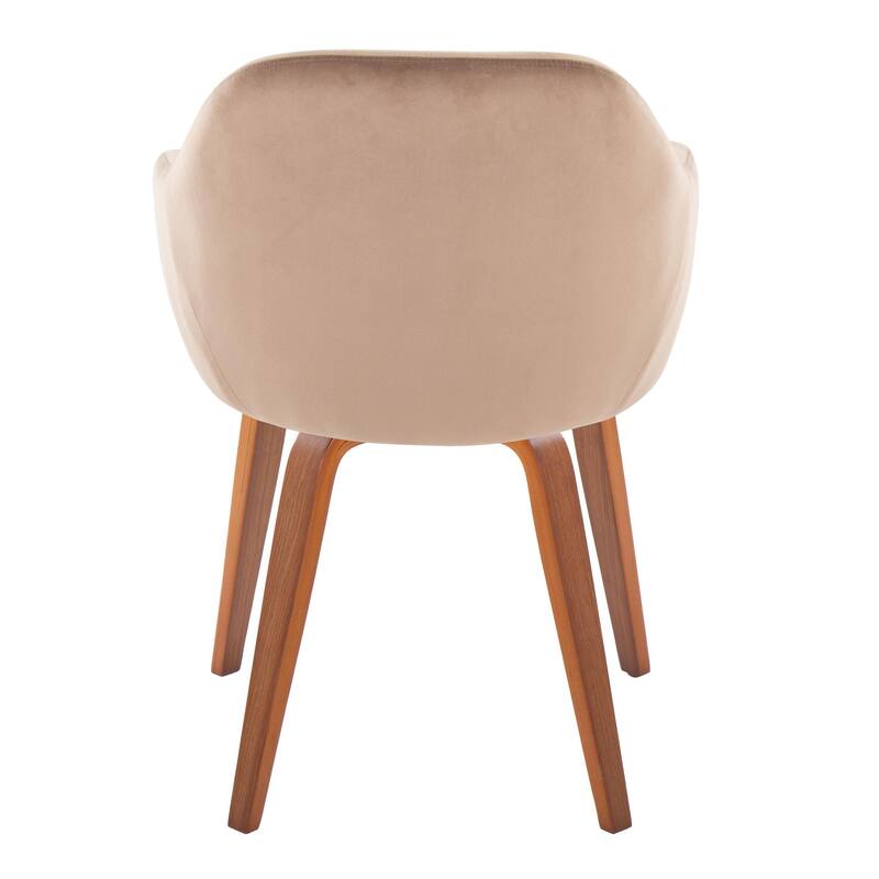 Porch & Den Beckett Dining Chair with Bent Wood Legs (Set of 2)