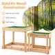preview thumbnail 6 of 8, Gymax Wooden Sand & Water Tables Outdoor Sensory Tables w/ Protective