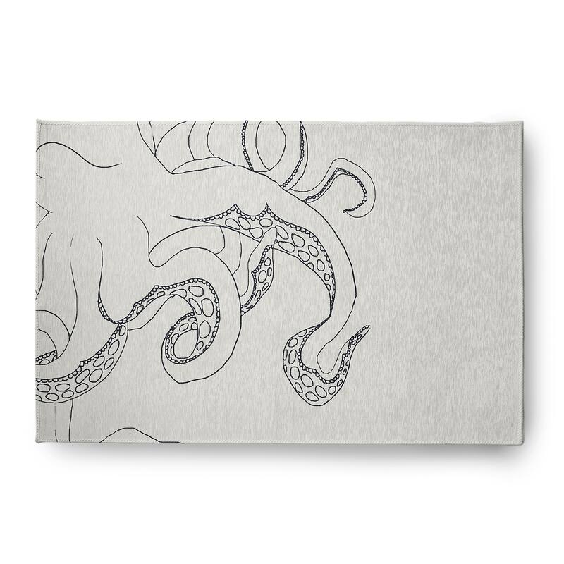 Gus Nautical Chenille Rug - White - 4' x 6'