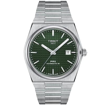 Tissot Men's PRX Powermatic 80 Green Dial Watch - T1374071109100 - 6 (36)