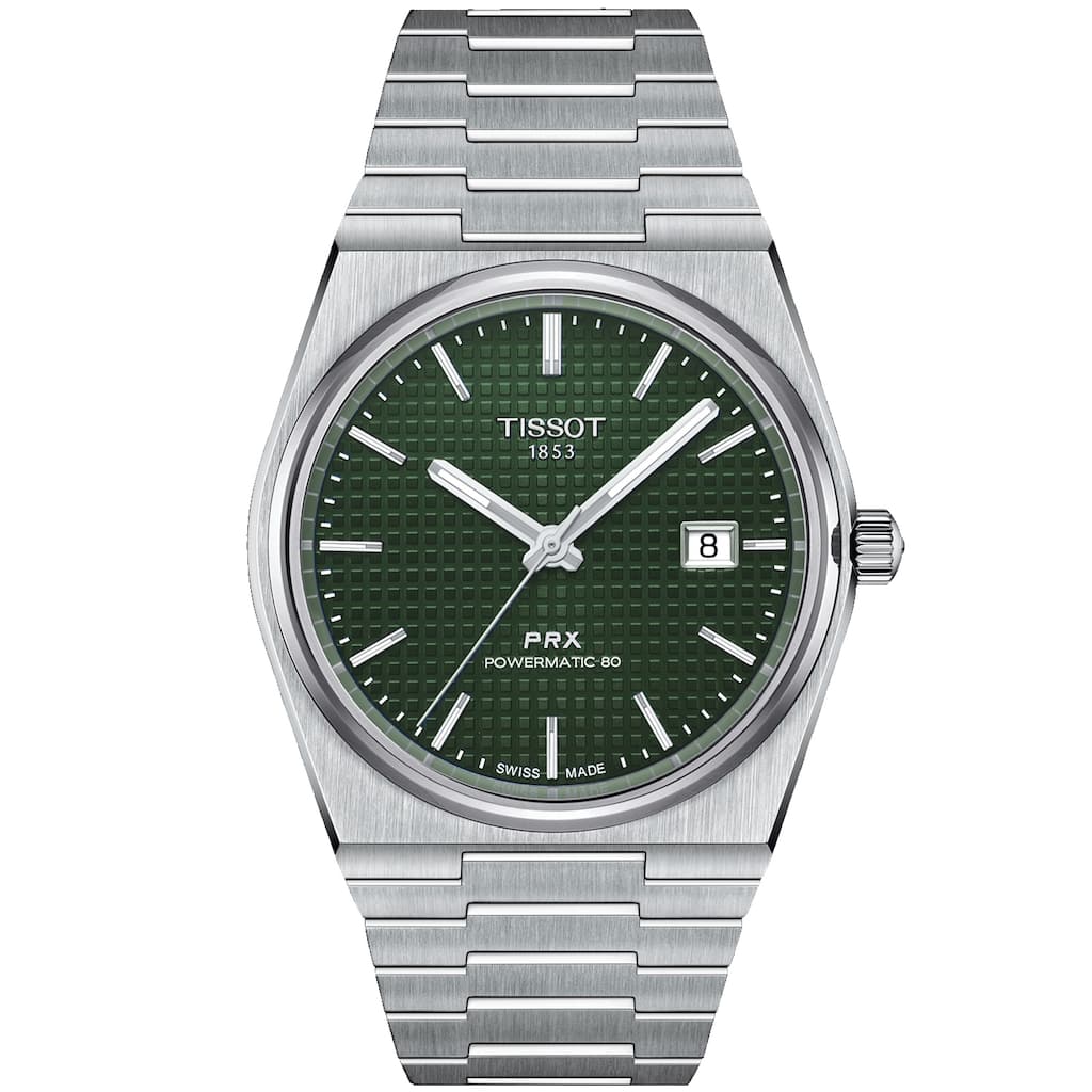 Tissot Men's PRX Powermatic 80 Green Dial Watch - T1374071109100 - 6 (36)