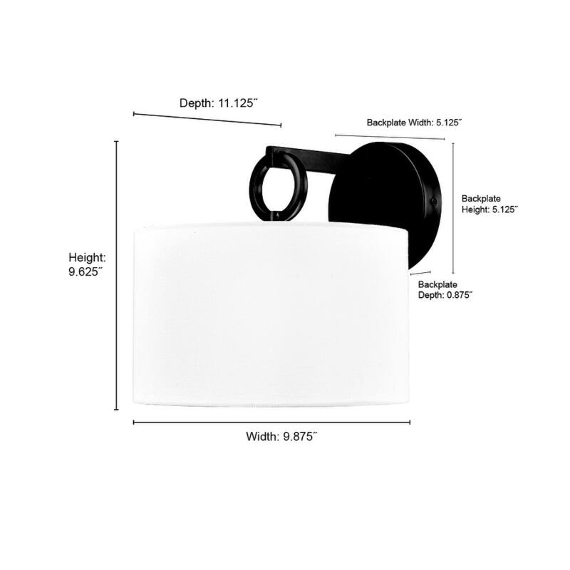 Millennium Lighting Braxstan 1 Light Wall Sconce - 9.625 Inch