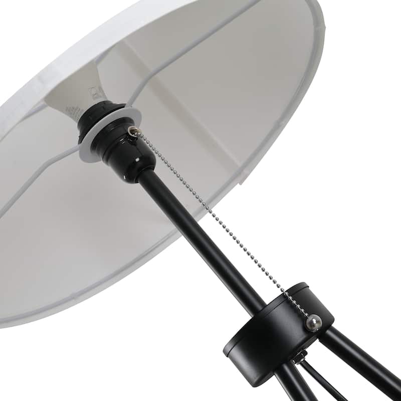 HOMCOM Floor Lamp with Fabric Drum Lampshade 59.75"H - 14.5*14.5*59.75