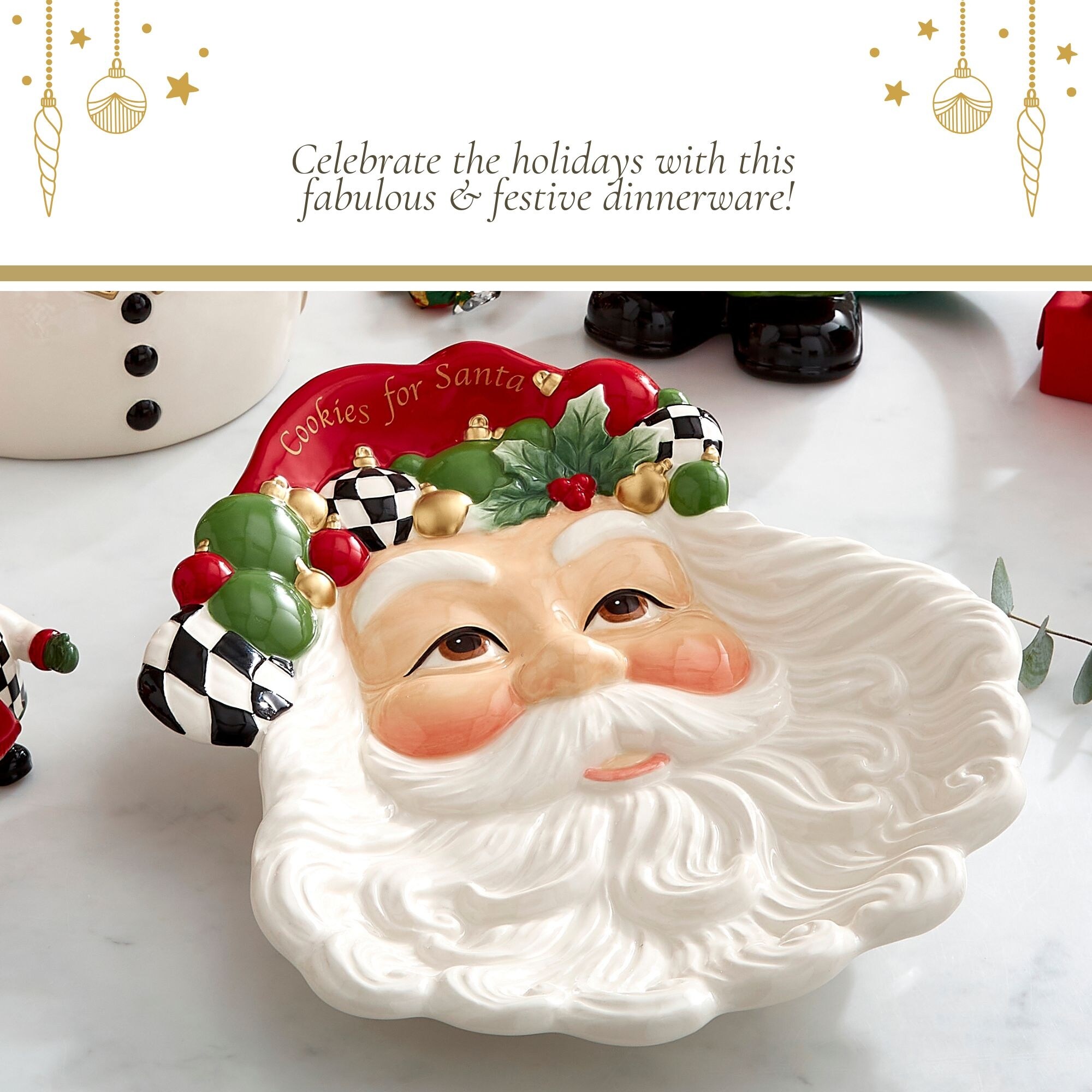 Spode Christmas Tree Santa Plate Set Spode Christmas Tree 2022