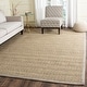 preview thumbnail 35 of 144, SAFAVIEH Natural Fiber Oceana Herringbone Seagrass Rug 10' x 14' - Natural/Grey