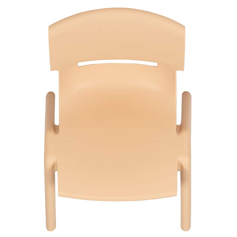 4 Pack Plastic Stackable Pre-K/School Chairs with 10.5"H Seat