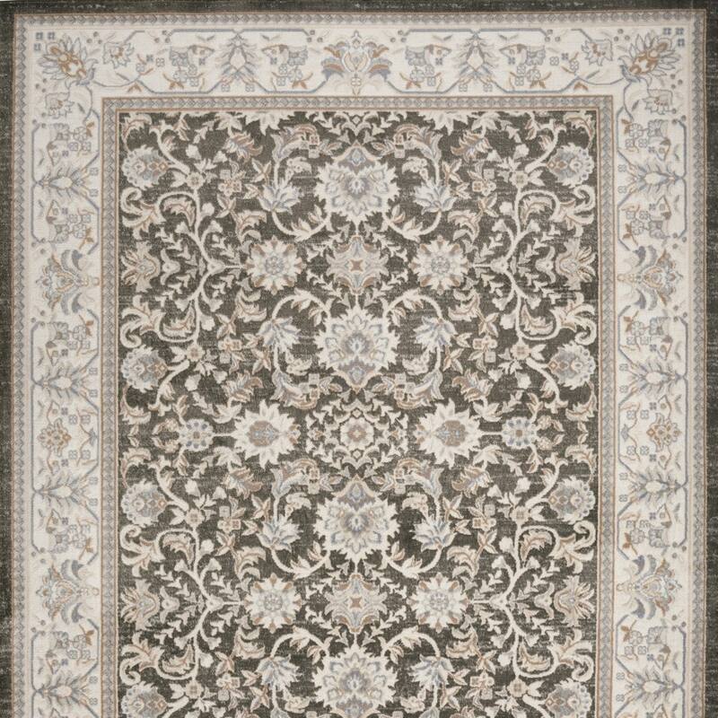 Bazo Distressed Floral Area Rug By HomeRoots - 144