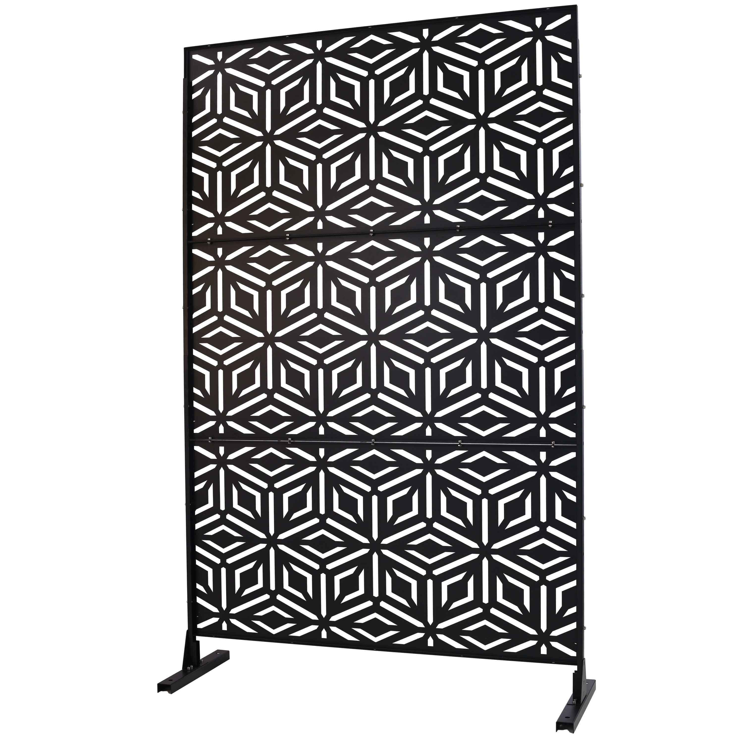 Outdoor & Indoor Privacy Screen Metal Privacy Screen 76" H×48" W