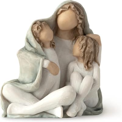 Willow Tree Cozy, Close Together, we Three, Loving Embrace from Mother, Figure