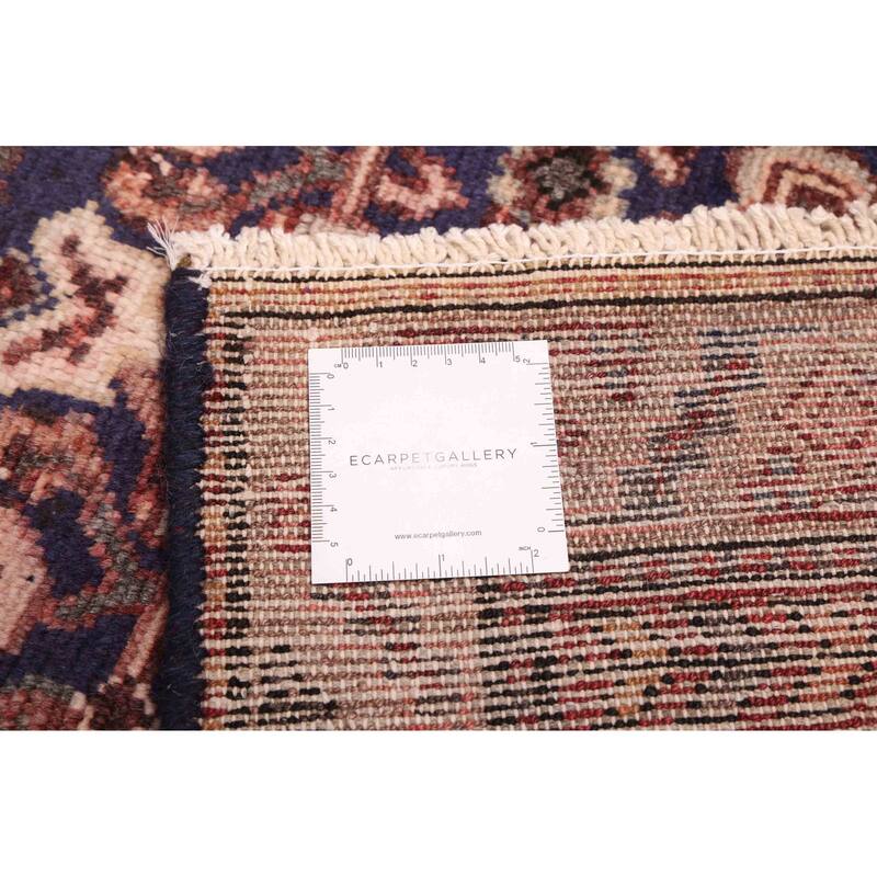 ECARPETGALLERY Hand-knotted Andelz Navy Wool Rug - 3'1 x 9'9