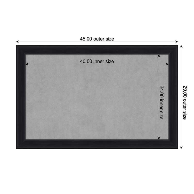 Amanti Art Abbey Black Framed - 45 x 29 in