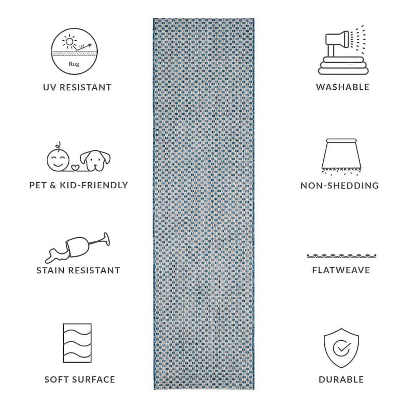 SAFAVIEH Courtyard Ragini Indoor/Outdoor Waterproof Patio Backyard Rug
