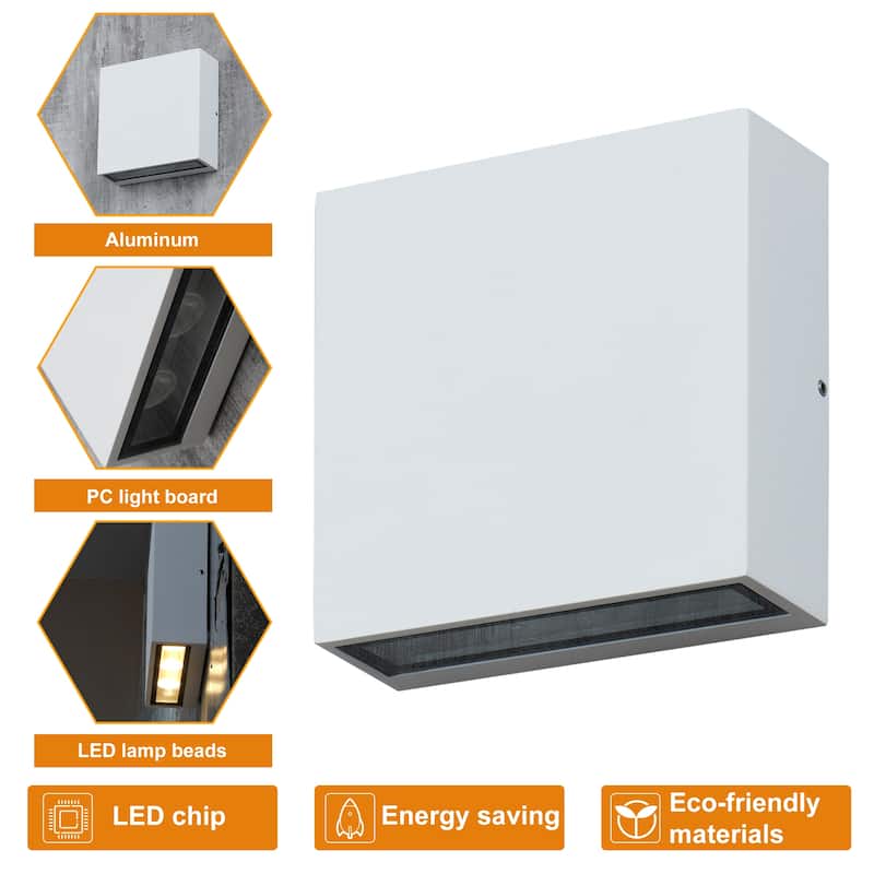 Outdoor Wall Light LED Lamp Sconce Lantern 6W 360Lm