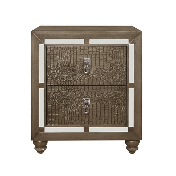 Global Furniture USA Ivy Champagne Nightstand Bed Bath & Beyond