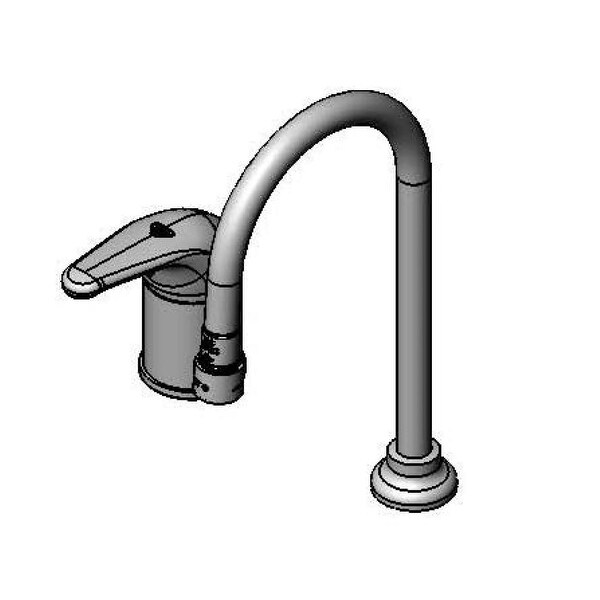 T and S Brass B-2741 2.2 GPM Deck Mounted Kitchen Faucet - Chrome