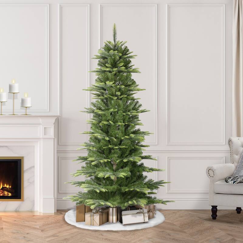 Puleo International Unlit 6.5' Slim Aspen Fir Artificial Christmas Tree