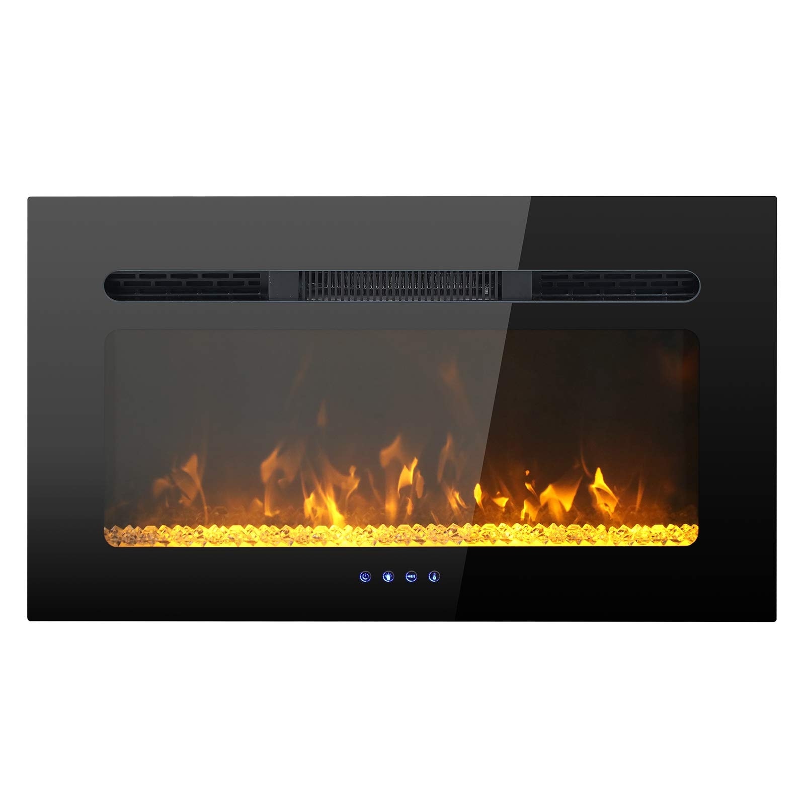 PHI VILLA Recessed Wall-mounted Contemporary Electric Fireplace - On Sale -  Bed Bath u0026 Beyond - 32563873