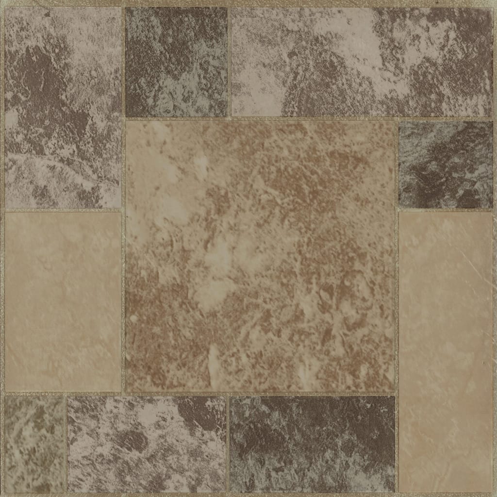 Achim Nexus Marble Blocks 12x12 Self Adhesive Vinyl Floor Tile - 20 Tiles/20 sq. ft.