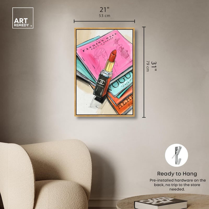 Fashion Sketches Canvas by Art Remedy