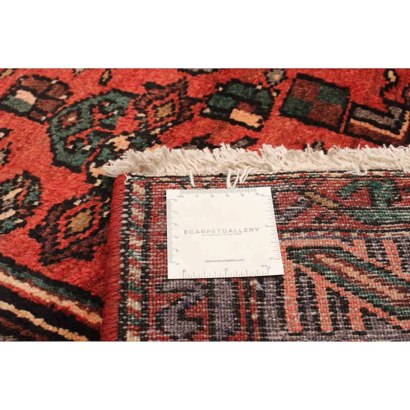 ECARPETGALLERY Hand-knotted Andelz Red Wool Rug - 4'9 x 8'5