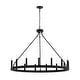 preview thumbnail 39 of 56, Acroma 15-light Farmhouse Large Wagon Wheel Candle Chandelier with UL Certified - D40'' * H130''