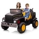 preview thumbnail 8 of 26, Ride On Car with Remote Control, Electric Utv Vehicles for Kids with Dump Bed Yellow