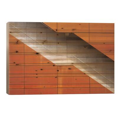 Steel Print On Wood by Alida van Zaane - Multi-Color