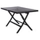 preview thumbnail 58 of 59, SAFAVIEH Outdoor Akita Folding Table with Umbrella Hole - 54.6" x 31.2" x 28.08"