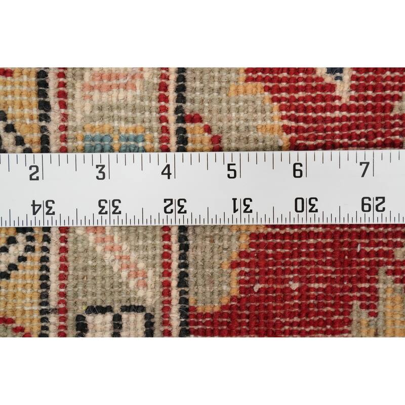 Hand Knotted Oriental 100% Wool Carpet Traditional Medallion Red Heriz (serapi) Area Rug - 11' 9'' X 8' 7''