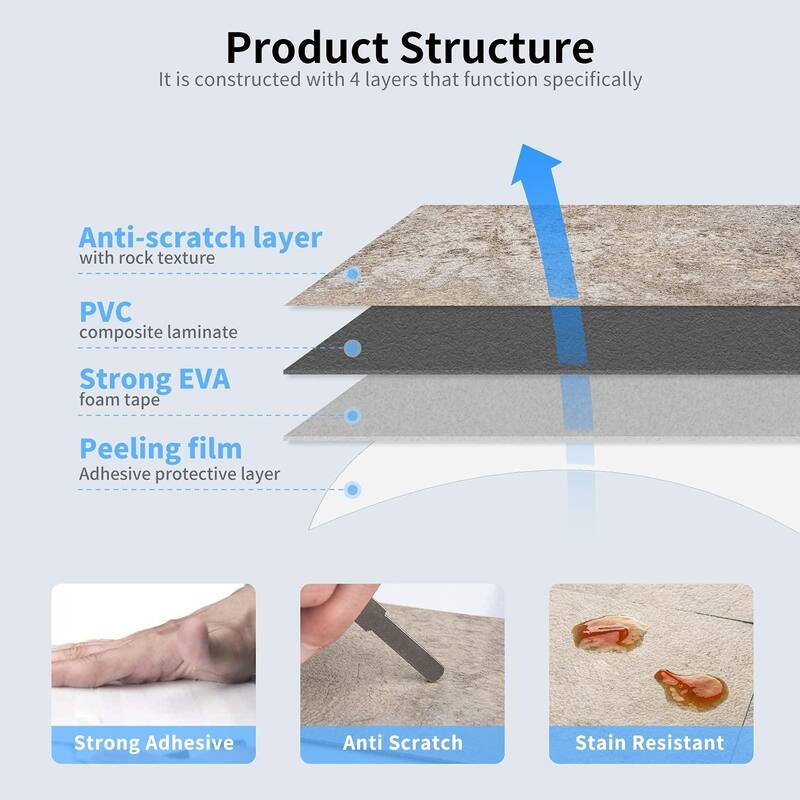 Art3d Peel and Stick Wall Tile for Kitchen Backsplash, Bathroom, Fireplace, 3in. x 6in. Stick on Subway Tile