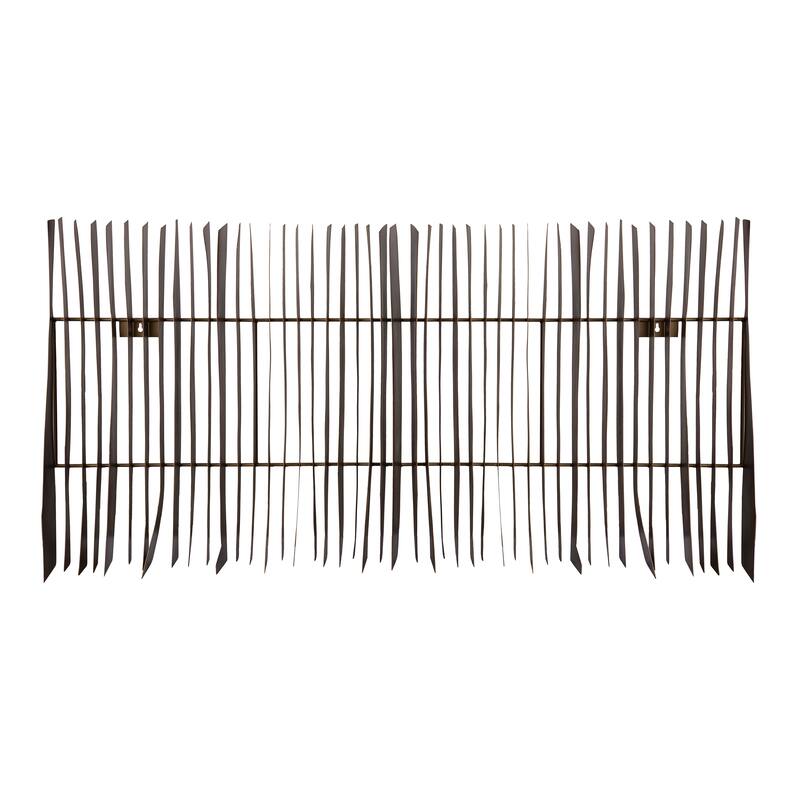 Elk Home Ridge Aged Brass Metal 60 Inch Wide Wall Art