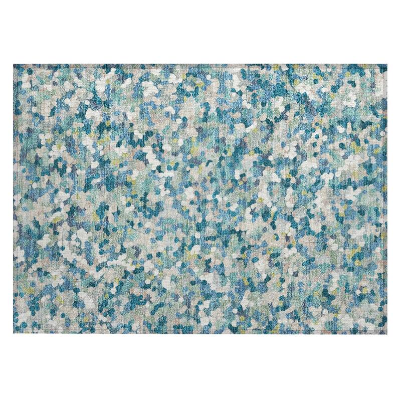 Machine Washable Indoor/ Outdoor Contemporary Halia Chantille Rug