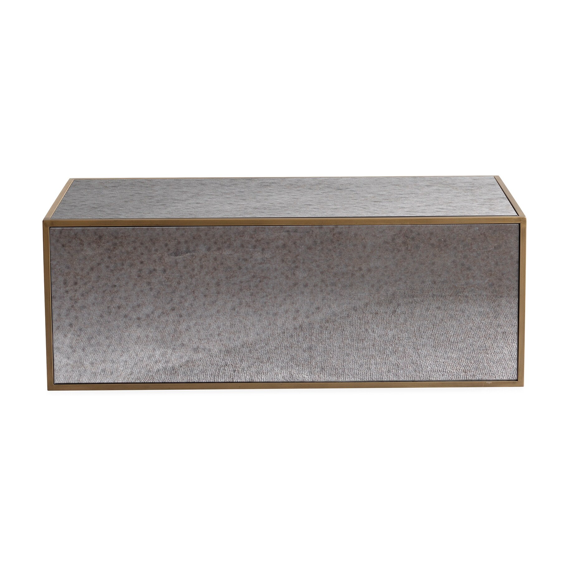 Shop Inspire Me Home Decor Lana Mirrored Coffee Table Overstock