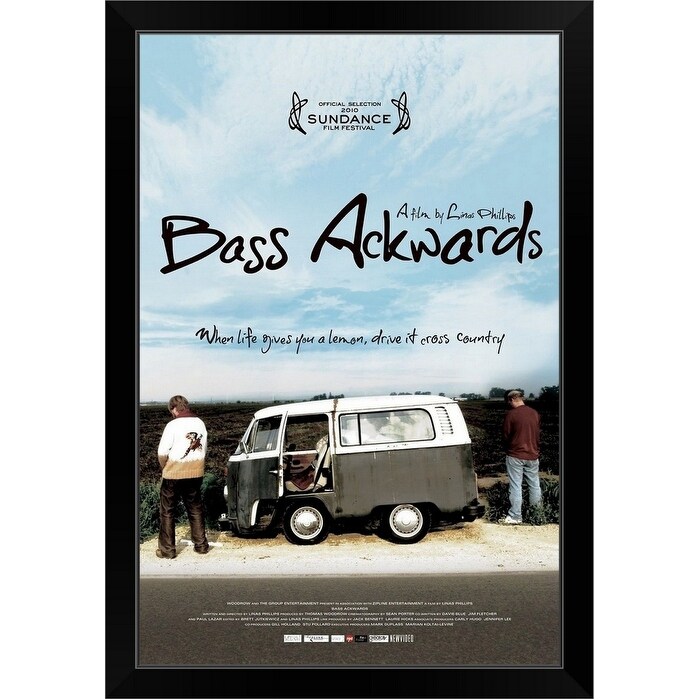 Bass Ackwards Movie Poster Black Framed Print On Sale Overstock 30196696 The film has a running time of 103 minutes. overstock com