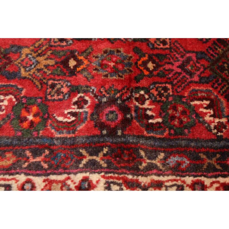 ECARPETGALLERY Hand-knotted Andelz Red Wool Rug - 3'4 x 5'0