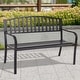 preview thumbnail 12 of 11, 50" Patio Garden Bench Park Yard Outdoor Furniture - 50.0" x 23.6" x 34.2"(L x W x H)