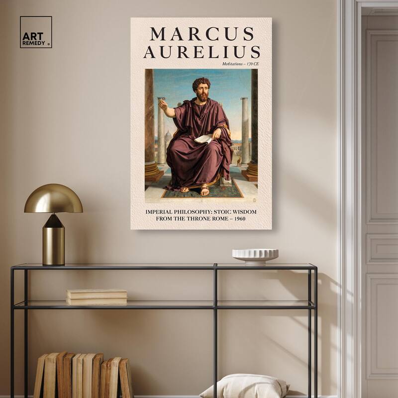 Emperor in Thought Canvas by Art Remedy, Gallery Wrapped