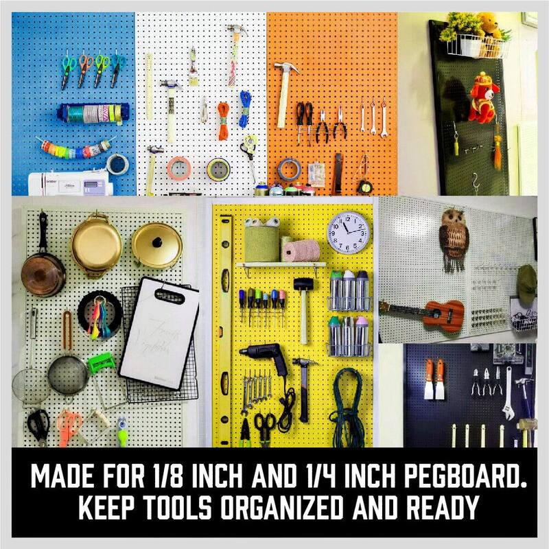 Pegboard Hooks Assortment with Basket Organizer Pack Bed Bath & Beyond 39588921