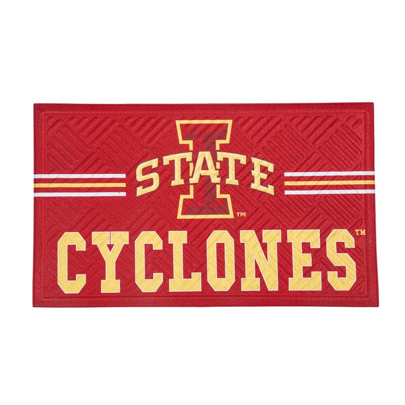 30 in. x 18 in. Embossed Mat, Cross Hatch, Iowa State University