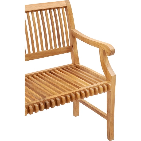 Kingsbury teak garden 2025 bench