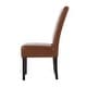 preview thumbnail 16 of 25, Pertica Upholstered T-Stitch Dining Chairs (Set of 6) by Christopher Knight Home