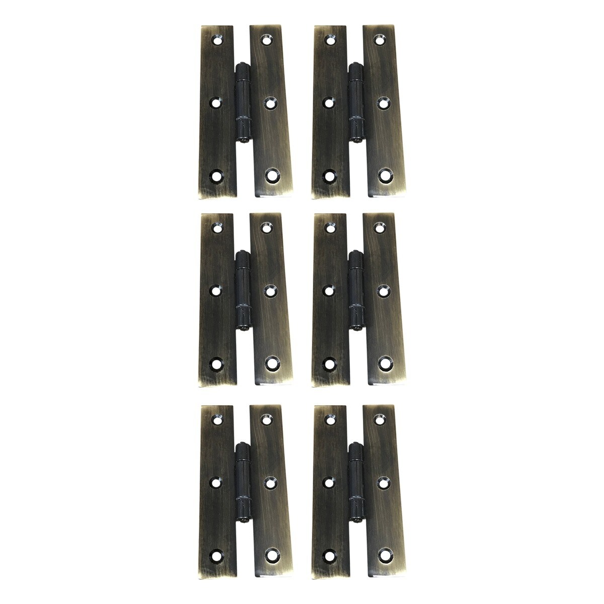 Shop Oil Rubbed Bronze Cabinet Flush H Hinge 3 Inches Pack Of 6 Overstock 21112097