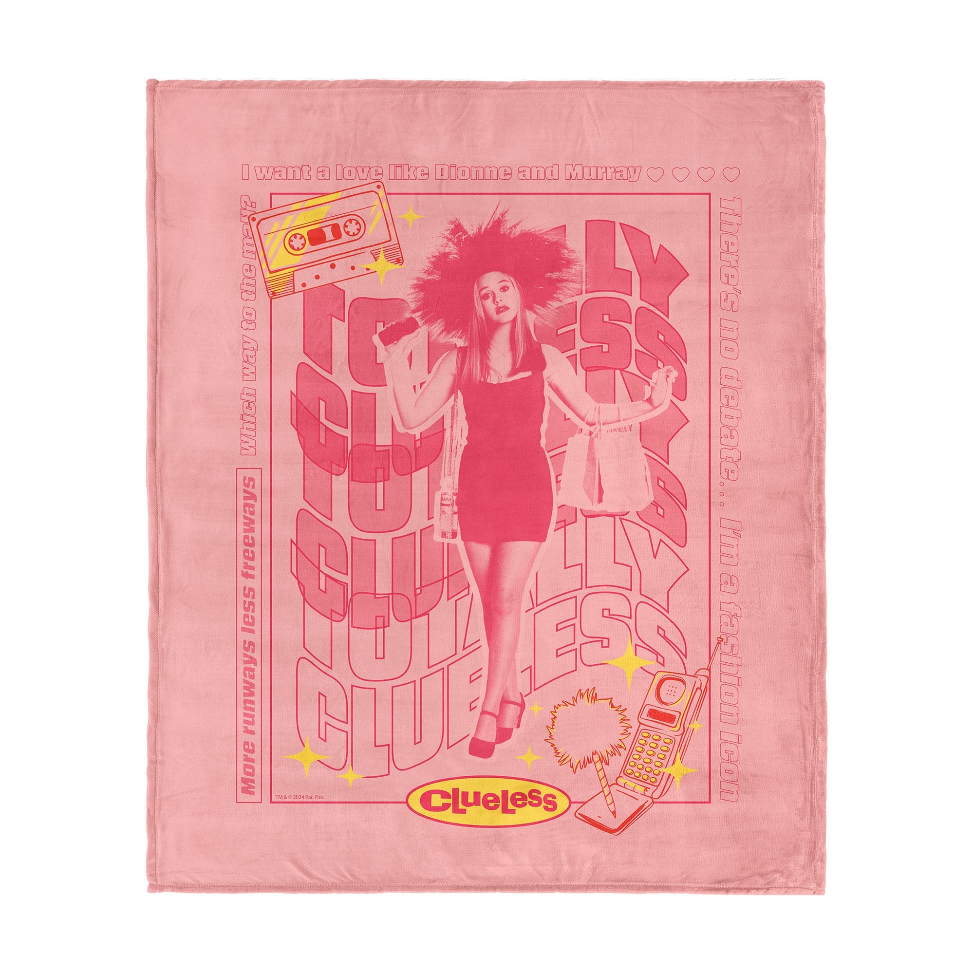 Paramount Clueless Silk Touch Throw Blanket 50X60 Inches