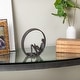 preview thumbnail 3 of 23, Danya B. Contemporary Encircled Reader Cast Iron Sculpture Statue - Male, Female, or Dual Bookend Options