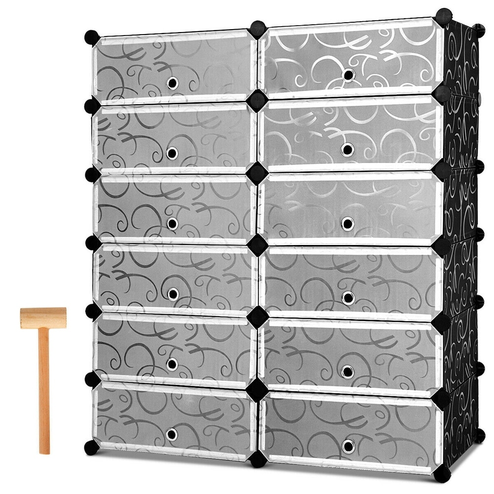 Interlocking Plastic Cubes Storage Organizer with Divider Design - On Sale  - Bed Bath & Beyond - 33168049