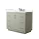 Option Light Green / Giotto Quartz Top / Brushed Nickel