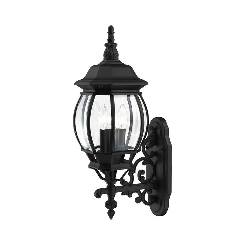 Livex Lighting Frontenac 3 Light 22" Tall Outdoor Wall Sconce