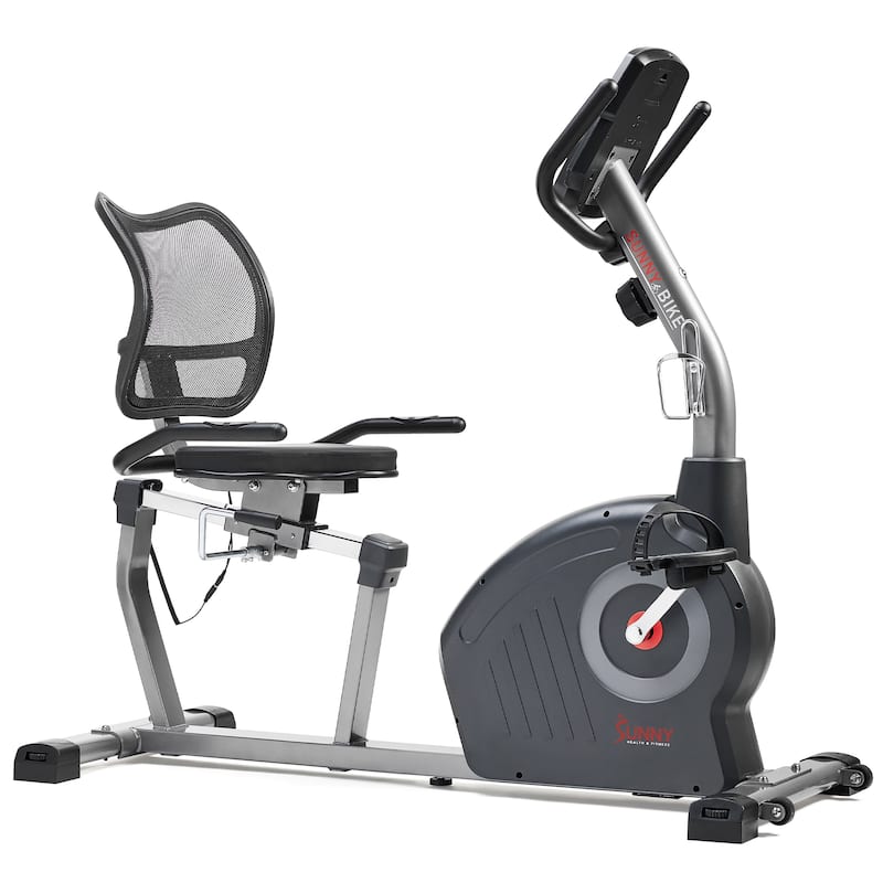 Sunny Health & Fitness Elite Interactive Series Exercise Recumbent Bike