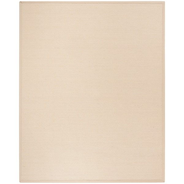 slide 2 of 10, SAFAVIEH Natural Fiber Gyorgy Seagrass Rug 10' Square - Ivory/Light Beige - Square